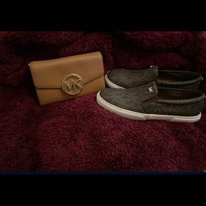 Michael Kors Keaton logo shoes and  women’s  bag.